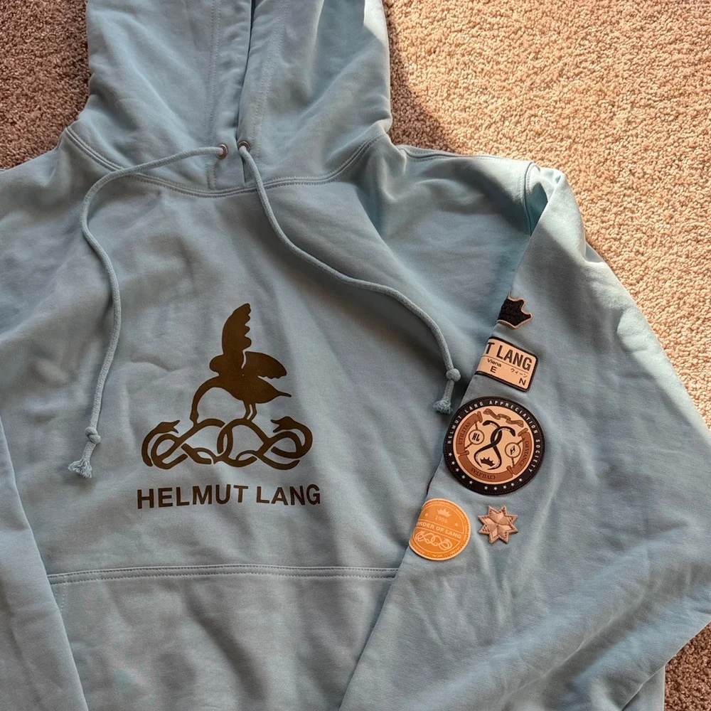 HELMUT LANG SOCIETAS HOODIE- TOPAZ - Picture 7 of 16